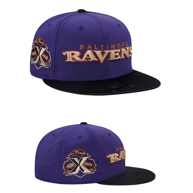 2025 NFL Baltimore Ravens Hat style TX 02
